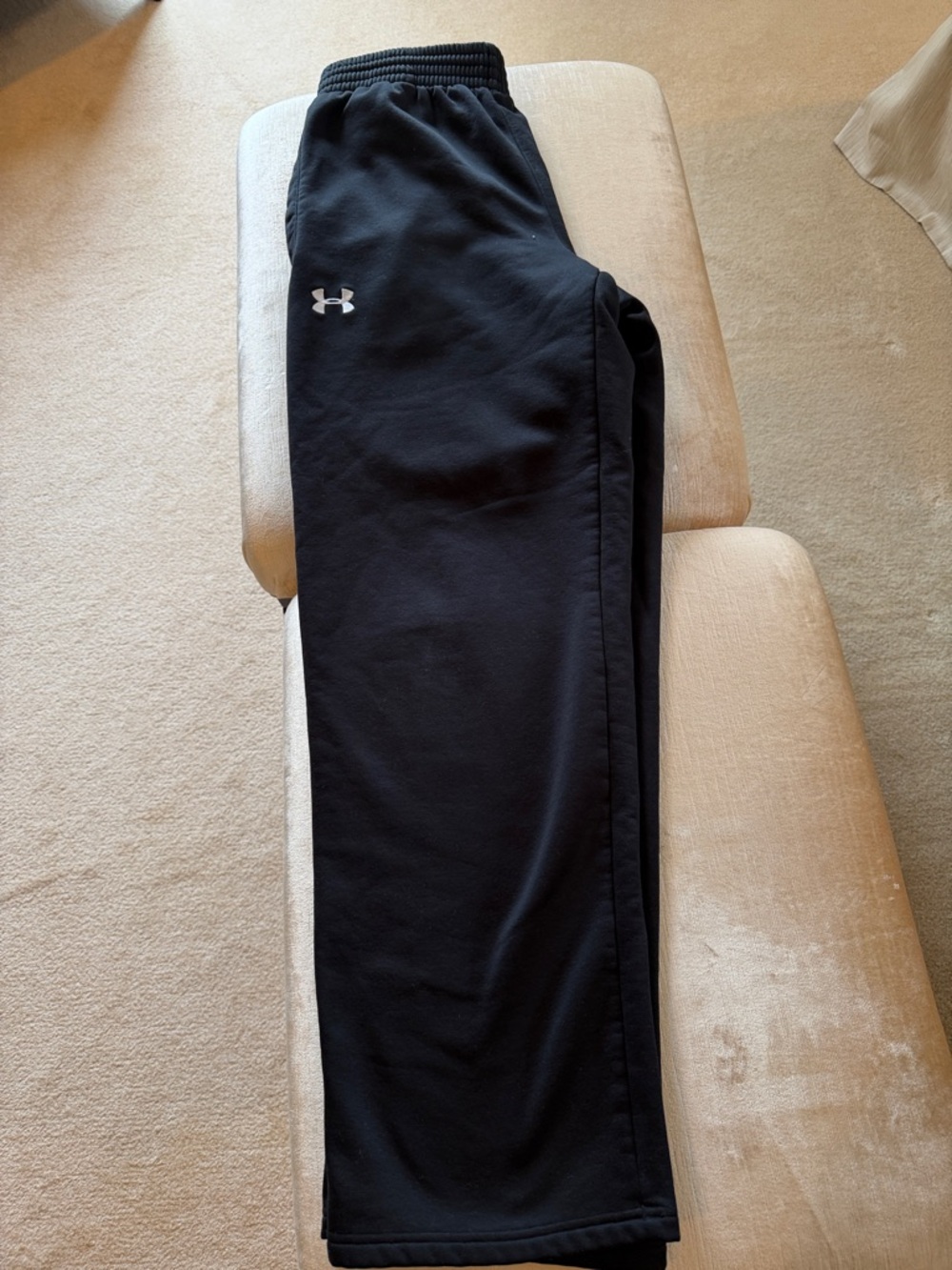 Under Armour Black Jogger Pants with White Logo